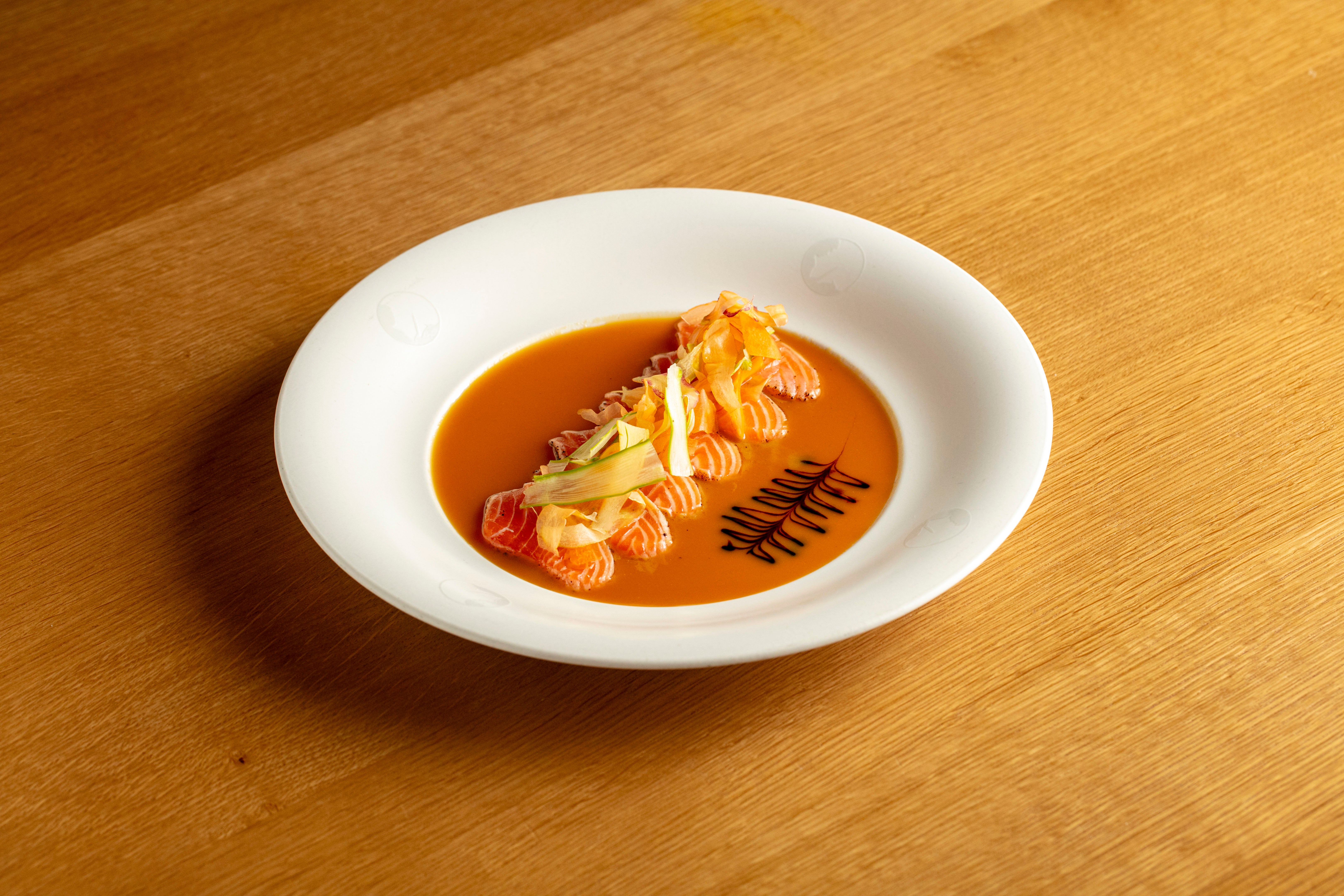 Seared Salmon Karashi Su Miso