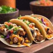 Grilled Chicken Barbacoa Tacos