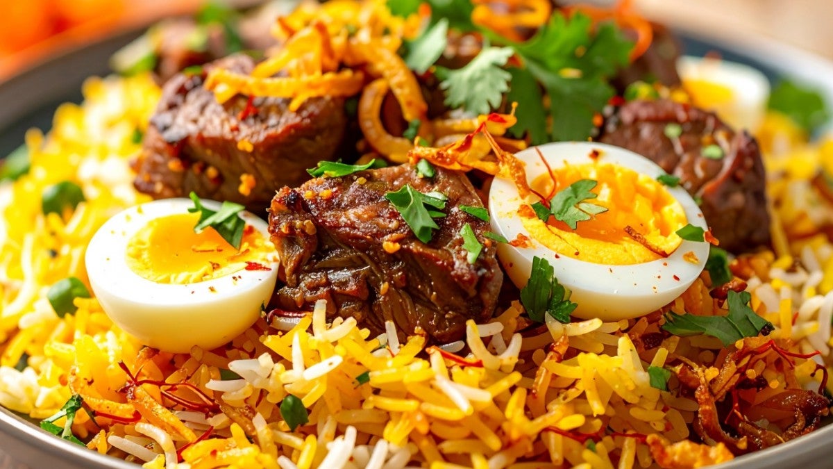 Mutton (Lamb) Dum Biryani