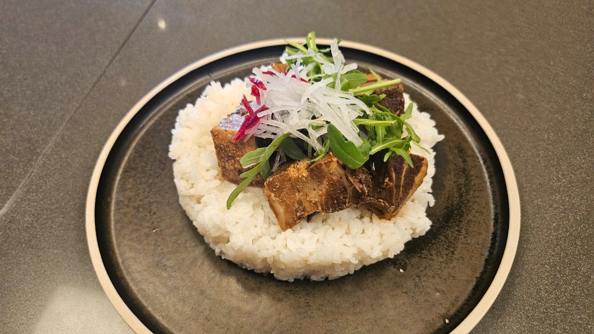 Braised Pork Belly Bab