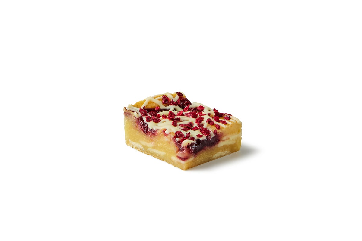 White Chocolate & Cherry Blondie