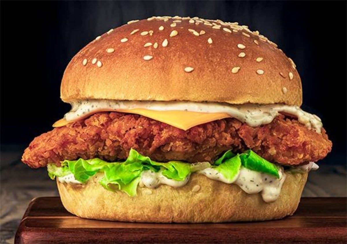 Thunder Fried Chicken Burger