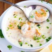 White Shrimp Soup