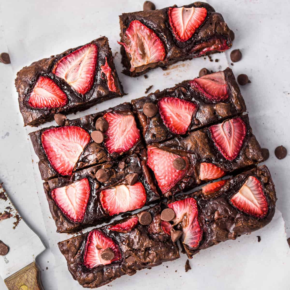 Strawberry Brownie