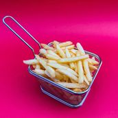 Large French Fries Plate 