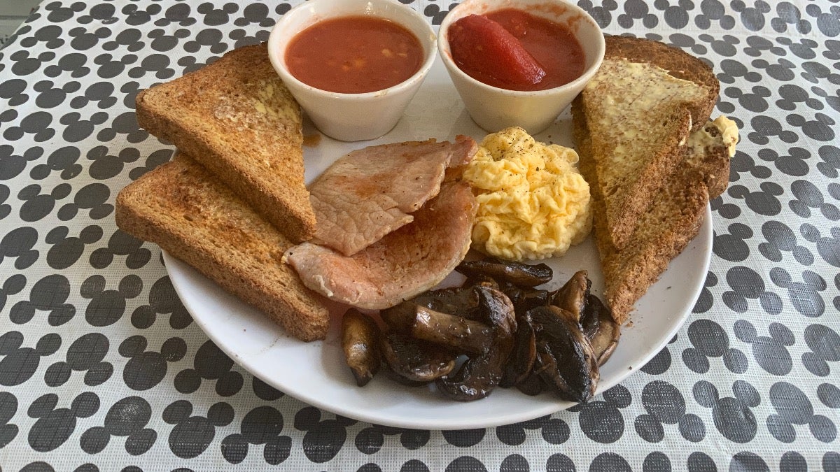 Veggie Breakfast in a Meal Tray Box
