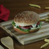 Pav Bhaji Cheese Burger
