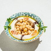 Smooth Hummus Plate