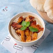 Hummus With Chicken Shawarma