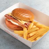 Breakfast Bun - Egg & Turkey Bacon