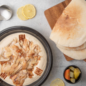 Chicken Shawerma With Hummos