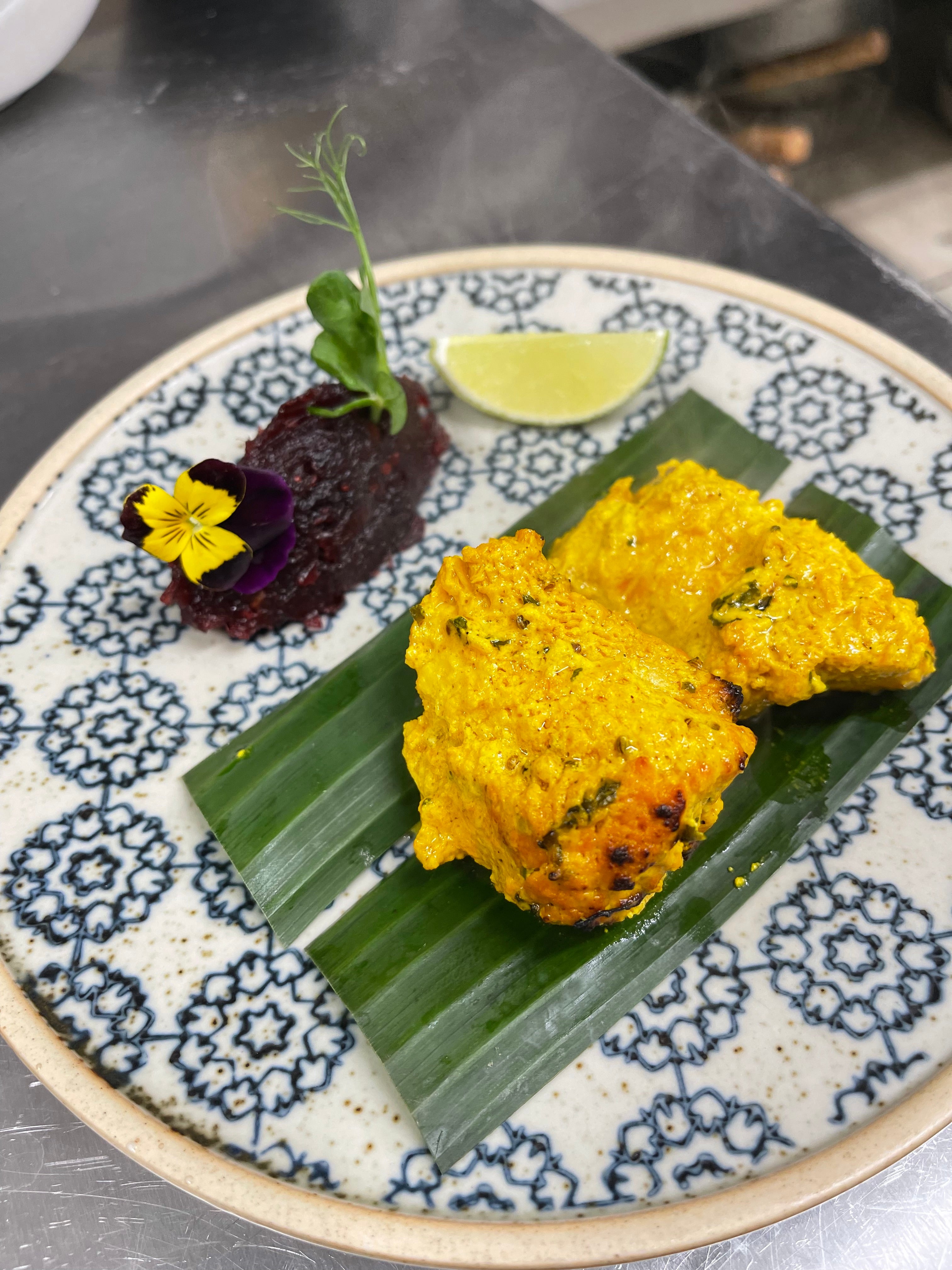 Salmon Pepper Tikka