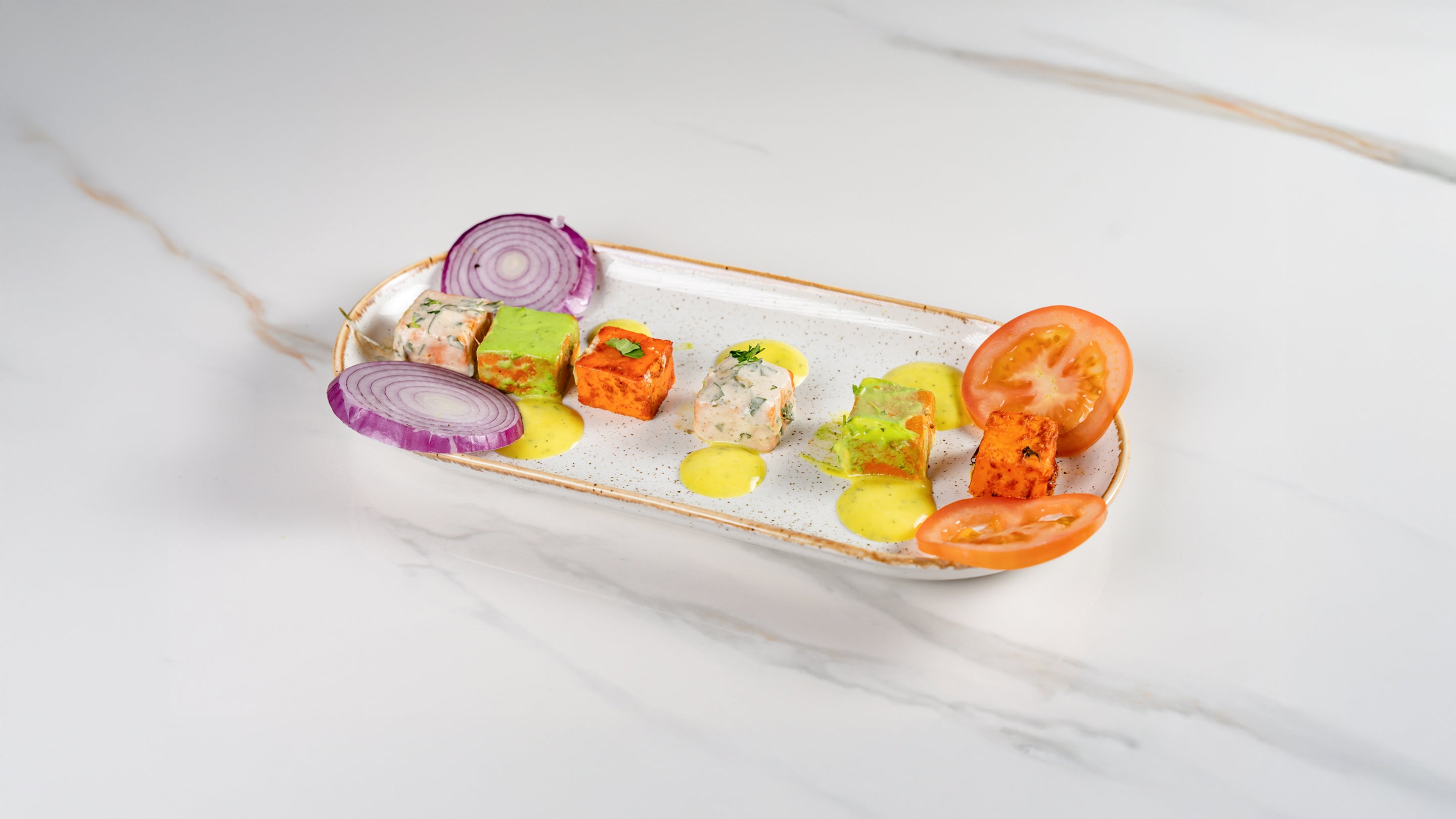 Paneer Tikka (Hariyali, Tandoori, Malai)
