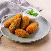 Fried Jalapeno Stuffed With Cheese  (6 PCS )