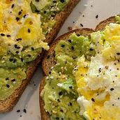 Avocado Eggs With Toast