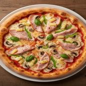 Turkey, Mushroom & Hawaiian Pizza