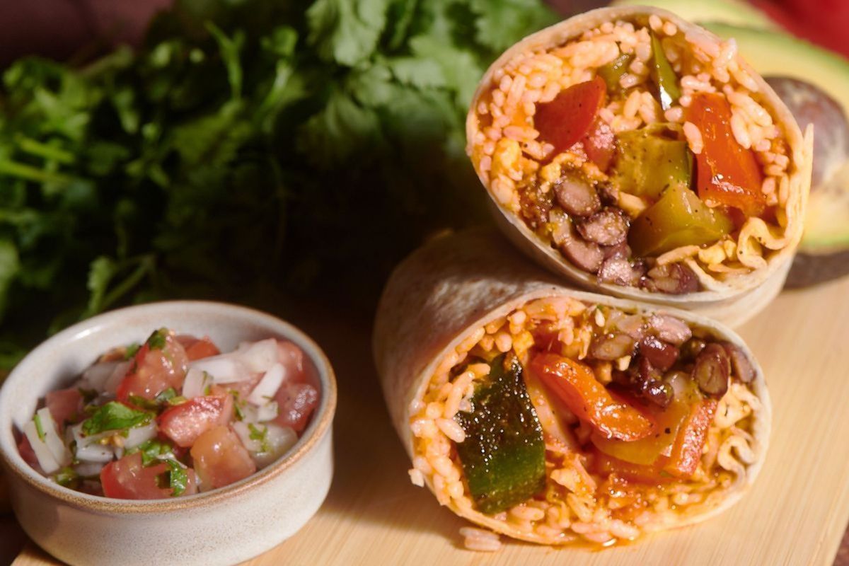 Baja Grilled Vegetable Burrito