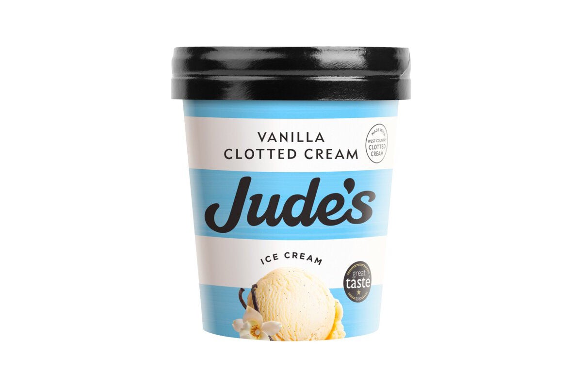 Jude's Vanilla Clotted Cream Ice Cream 460ml