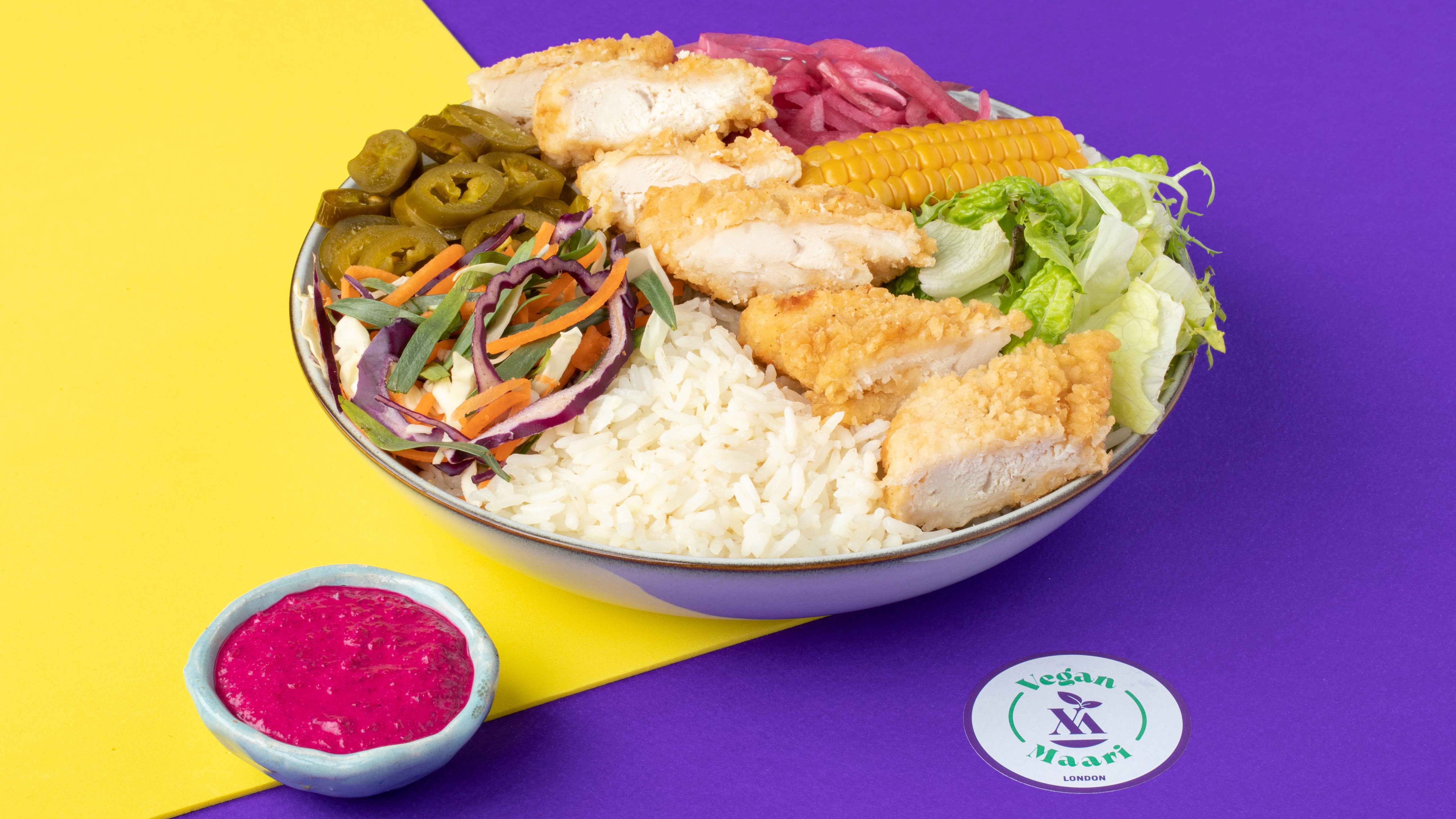 Crispy Vegan Chicken Bowl  ��