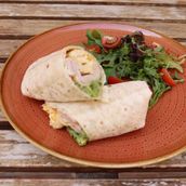 Turkey Eggs And Avocado Wrap