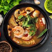E11. Tom Yum Soup With Steam Rice