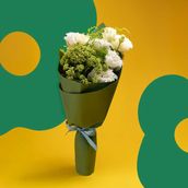 Olive Floral Charm