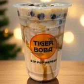 Hazelnut Cheese Foam With Tiger Sugar
