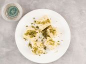 Halawa dish with cream and nuts