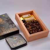 Authentic Al-Ahsa Mini Safsif Tin Box with Black Tahini