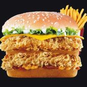 Double Chicken Burger