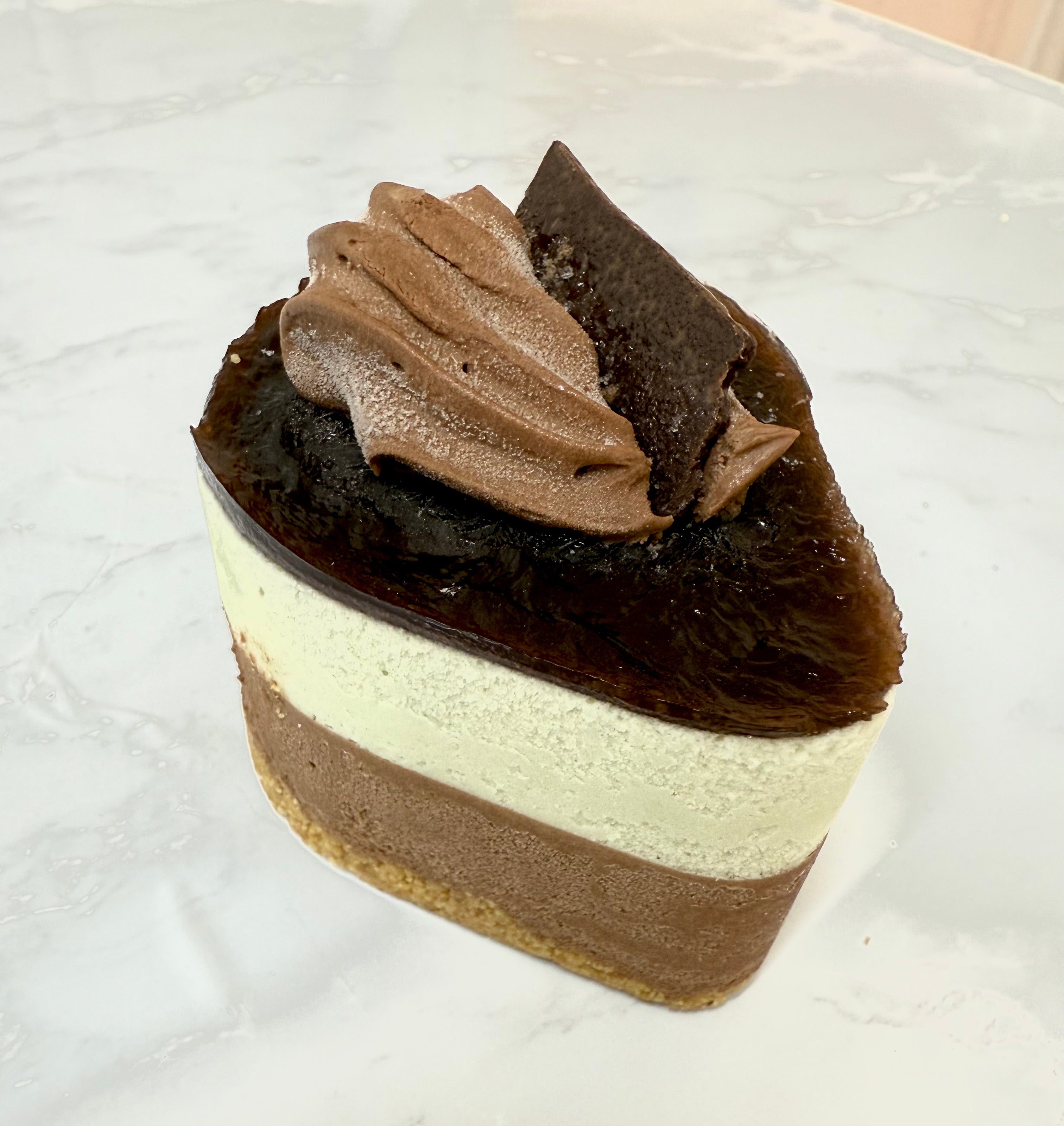 Belgium Chocolate & Mint Cheesecake