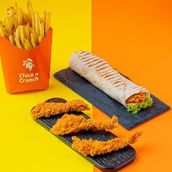 Wrap And Strips Meal For 1 Person