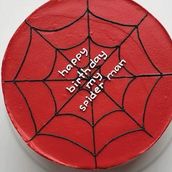 my spider man cake
