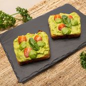 Tomato Basil Avocado Toast