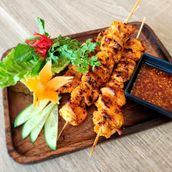 Char Grilled Chicken (3 Skewers)
