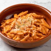 Pink Pasta With Truffle Oil 