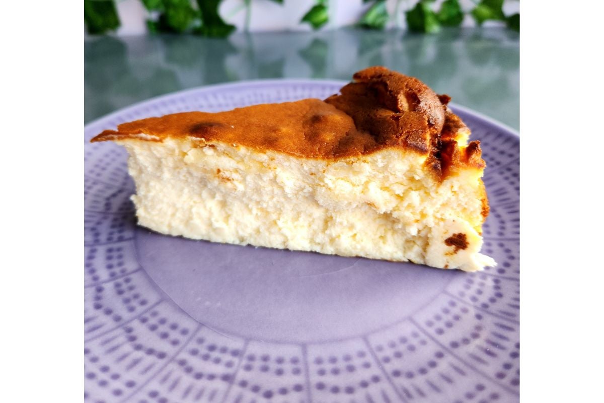 San Sebastian Basque Cheesecake Slice
