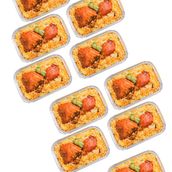 10 Charity Biryani Boxes 1 Boti Total 500 Grams