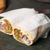 Falafel Lebanese bread