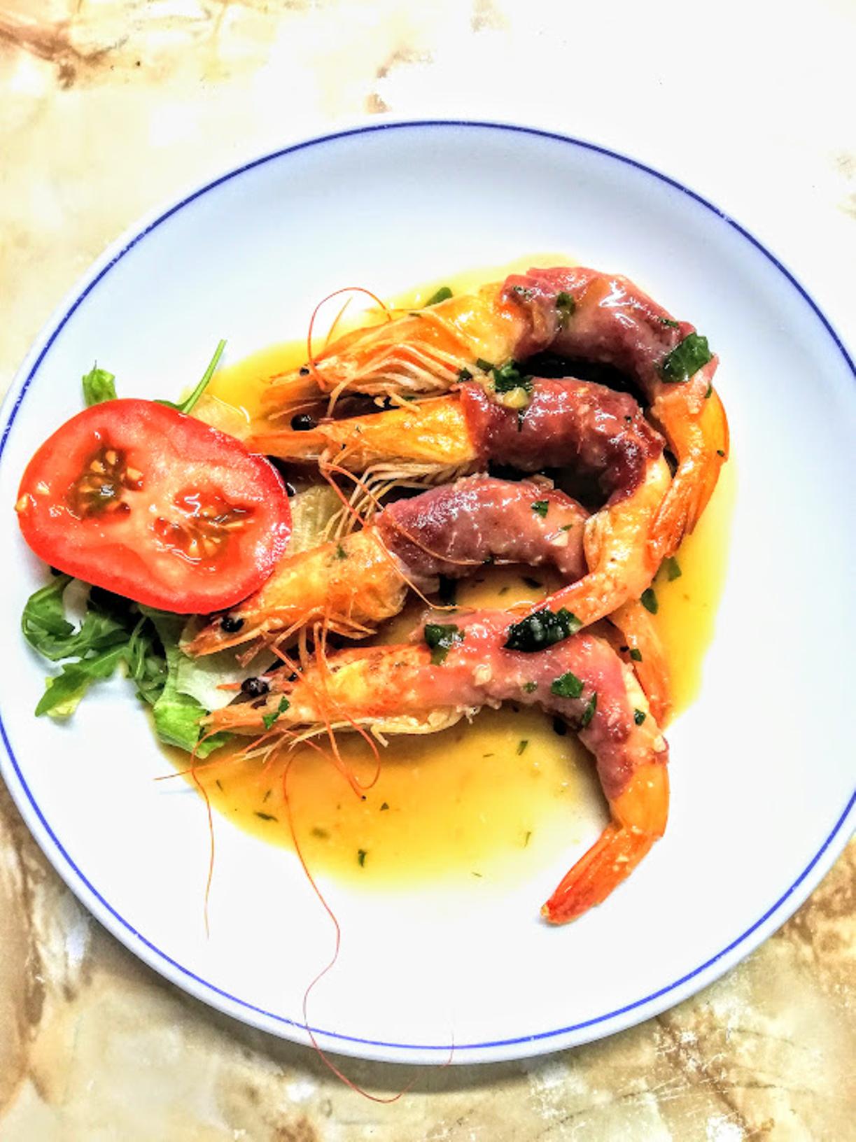 Gamberoni Al Prosciutto