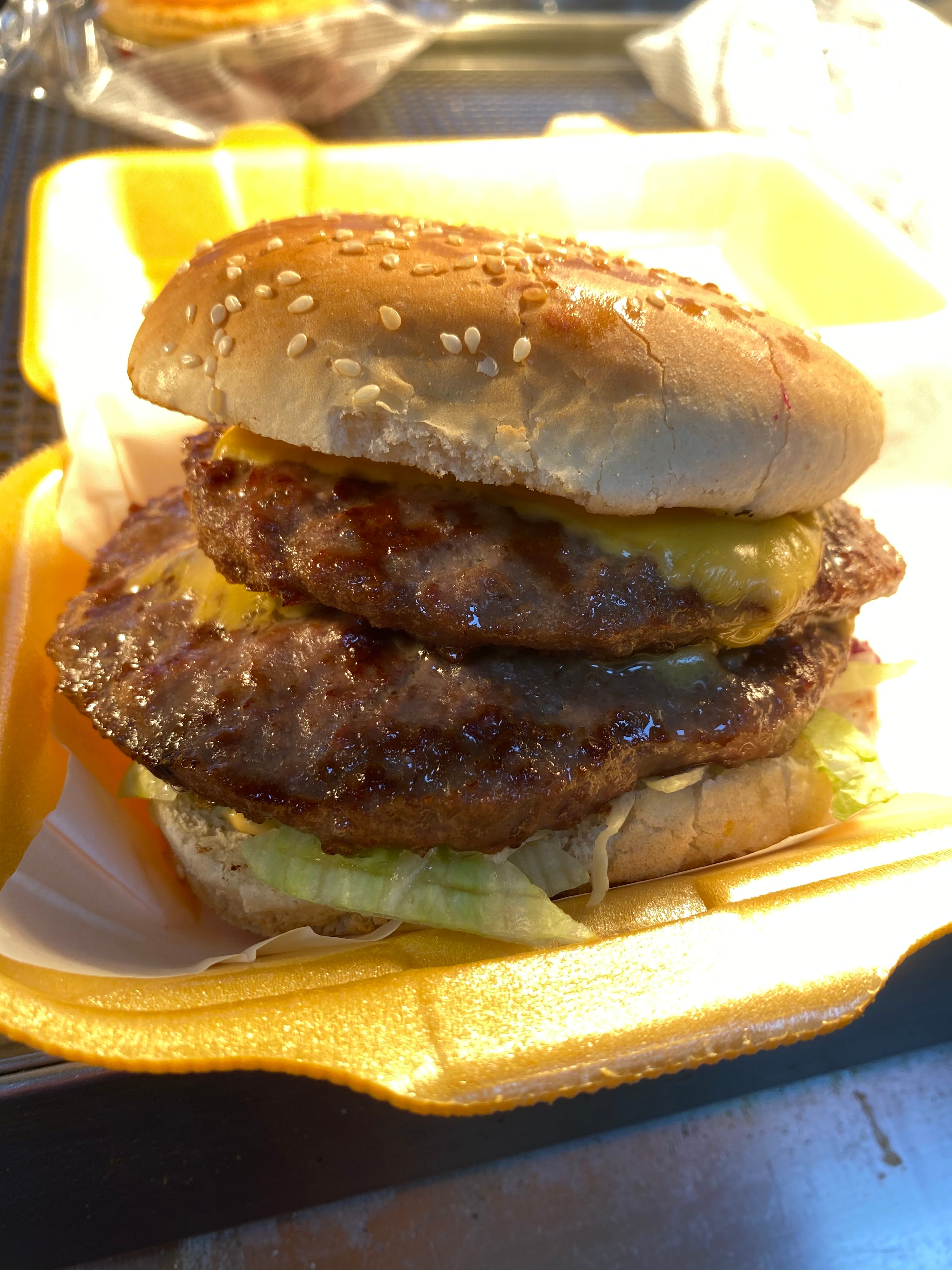 Half Pounder Cheese burger
