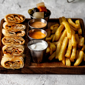 Arabic Chicken Or Meat Shawarma