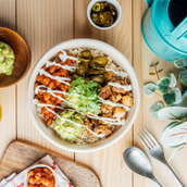 Chicken Guacamole Bowl
