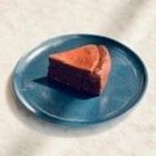 Double Bake Dark Chocolate Cake - Slice
