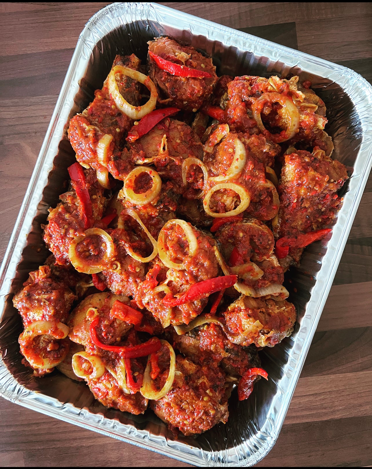 Assorted meat stew A portion