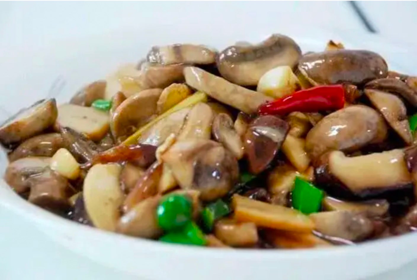 豉椒蘑菇 Mushroom in Black Bean Sauce