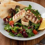 grilled halloumi salad