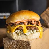 Crispy Bun Mushroom Burger 