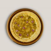 Saffron Lychee Milk Cake