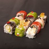 Your Loved Cooked Sushi Box - 12 Pcs